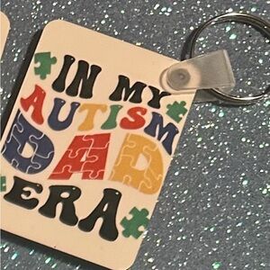 Colorful Autism Awareness Keychain
